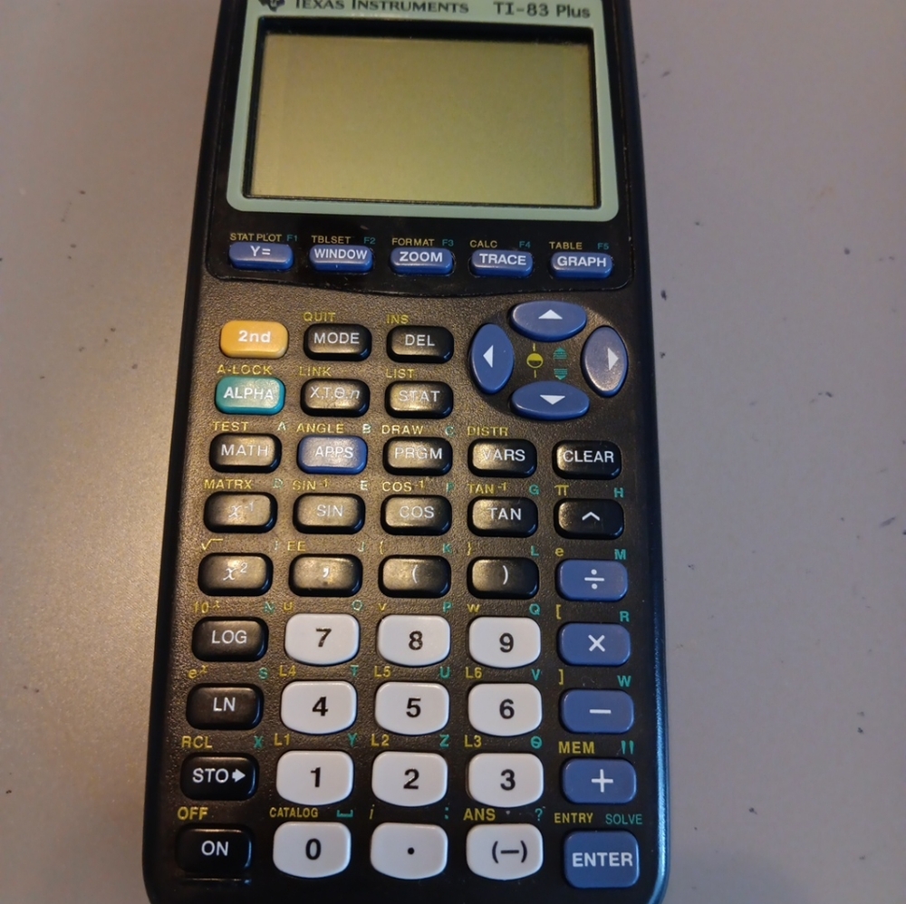 TI83 Plus graphing calculator